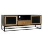 TV furniture DKD Home Decor Black Wood Metal Crystal (140 x 40 x 50 cm) by DKD Home Decor, TV tables and stands - Ref: S30231...