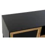 TV furniture DKD Home Decor Black Wood Metal Crystal (140 x 40 x 50 cm) by DKD Home Decor, TV tables and stands - Ref: S30231...