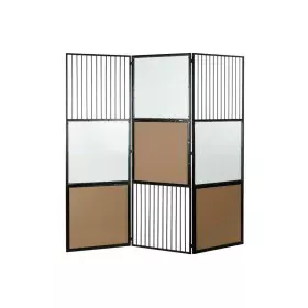 Biombo DKD Home Decor Metal Bambú Cristal (180 x 1.8 x 180 cm) de DKD Home Decor, Biombos - Ref: S3023190, Precio: 359,77 €, ...