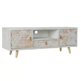 Mobile TV DKD Home Decor Bianco Legno Bambù (140 x 40 x 51 cm) di DKD Home Decor, Tavoli e porta TV - Rif: S3023192, Prezzo: ...