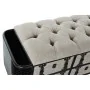 Banqueta DKD Home Decor 120 x 40 x 50 cm Negro Beige Metal Poliuretano de DKD Home Decor, Sillas - Ref: S3023242, Precio: 230...