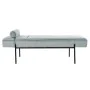 Sofá Chaise Longue DKD Home Decor Preto Azul celeste Metal 140 x 59 x 42 cm de DKD Home Decor, Cadeiras - Ref: S3023250, Preç...