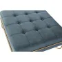 Banqueta DKD Home Decor Espuma Azul Dourado Metal Poliéster Veludo Madeira MDF (80 x 80 x 42 cm) de DKD Home Decor, Cadeiras ...