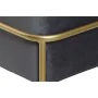 Hocker DKD Home Decor 8424001851041 Schaum Grau Gold Metall Holz MDF (80 x 80 x 47 cm) von DKD Home Decor, Stühle - Ref: S302...