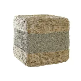 Repose-pied DKD Home Decor Multicouleur Naturel Boho 42 x 42 x 40 cm de DKD Home Decor, Poufs et repose-pieds - Réf : S302333...