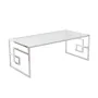 Side table DKD Home Decor Crystal Metal Silver (120 x 60 x 45 cm) by DKD Home Decor, Tables - Ref: S3023338, Price: 184,00 €,...