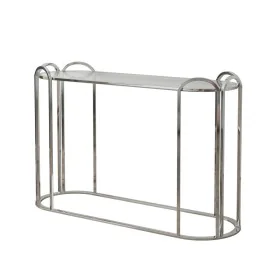 Consola DKD Home Decor Prateado Metal Cristal 115,5 x 36,5 x 78 cm de DKD Home Decor, Jogos de móveis - Ref: S3023341, Preço:...