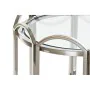 Side table DKD Home Decor Crystal Silver Metal (55 x 55 x 55 cm) by DKD Home Decor, Tables - Ref: S3023344, Price: 238,62 €, ...