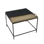 Mesa de apoio DKD Home Decor 61 x 61 x 49 cm Preto Dourado Aço Alumínio de DKD Home Decor, Jogos de móveis - Ref: S3023377, P...