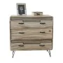 Caisson à Tiroirs DKD Home Decor Naturel Noir Bois de paulownia (80 x 38 x 79 cm) de DKD Home Decor, Commodes - Réf : S302338...