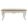 Dining Table DKD Home Decor Aged finish White Multicolour Natural Wood Mango wood 120 x 61 x 49 cm by DKD Home Decor, Coffee ...