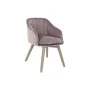 Chaise de Salle à Manger DKD Home Decor Rose Naturel 56 x 55 x 70 cm 56 x 55 x 74 cm 56 x 47 x 72,5 cm de DKD Home Decor, Cha...