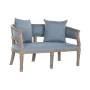 Canapé DKD Home Decor Bleu Lin Bois d'hévéa (122 x 69 x 72 cm) de DKD Home Decor, Canapés et divans - Réf : S3023565, Prix : ...