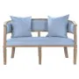 Canapé DKD Home Decor Bleu Lin Bois d'hévéa (122 x 69 x 72 cm) de DKD Home Decor, Canapés et divans - Réf : S3023565, Prix : ...