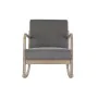 Fauteuil à Bascule DKD Home Decor Naturel Gris foncé Polyester Bois d'hévéa Sixties 66 x 85 x 81 cm de DKD Home Decor, Access...