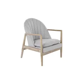 Siège DKD Home Decor Naturel Gris clair Sapin 68 x 69 x 89 cm de DKD Home Decor, Chaises - Réf : S3023619, Prix : 316,69 €, R...