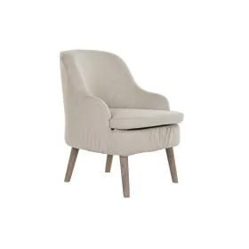 Siège DKD Home Decor Beige Sapin 61 x 56 x 75 cm de DKD Home Decor, Chaises - Réf : S3023626, Prix : 155,13 €, Remise : %