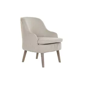 Siège DKD Home Decor Beige Sapin 61 x 56 x 75 cm de DKD Home Decor, Chaises - Réf : S3023626, Prix : 155,13 €, Remise : %