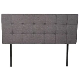 Cabecero de Cama DKD Home Decor Gris Madera de caucho 160 x 7 x 65 cm de DKD Home Decor, Camas, estructuras y bases - Ref: S3...