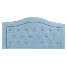 Cabeceira de Cama DKD Home Decor Azul Celeste Madeira 145 x 8 x 72 cm de DKD Home Decor, Camas, estruturas e bases - Ref: S30...