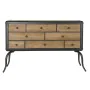 Cómoda DKD Home Decor Abeto Metal (129 x 42 x 79 cm) de DKD Home Decor, Cómodas e camiseiros - Ref: S3023706, Preço: 359,94 €...