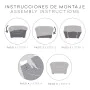 Funda para sillón Eysa JAZ Blanco 110 x 100 x 130 cm de Eysa, Sillones - Ref: D1606327, Precio: 67,94 €, Descuento: %