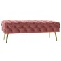 Banqueta DKD Home Decor Cor de Rosa Dourado (120 x 45 x 40 cm) de DKD Home Decor, Cadeiras - Ref: S3023737, Preço: 166,24 €, ...