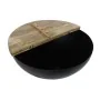 Tavolo aggiuntivo DKD Home Decor Marrone Nero Metallo Legno di mango 95 x 95 x 40 cm 93,5 x 93,5 x 40 cm di DKD Home Decor, T...