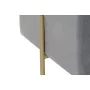 Fußstütze DKD Home Decor Scandi Grau Gold Metall Samt 42 x 42 x 45 cm von DKD Home Decor, Fußhocker & Polsterhocker - Ref: S3...