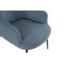 Fauteuil DKD Home Decor Bleu Noir Métal 70 x 60 x 84 cm de DKD Home Decor, Chaises - Réf : S3023871, Prix : 193,37 €, Remise : %