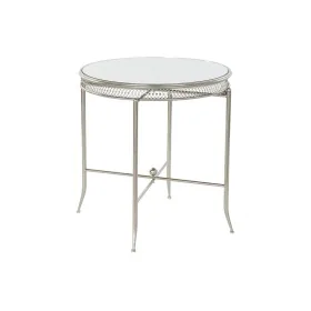 Mesa de apoio DKD Home Decor Prateado Metal Espelho 56 x 56 x 56 cm de DKD Home Decor, Jogos de móveis - Ref: S3023896, Preço...