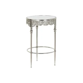 Mesa de apoio DKD Home Decor Espelho Prateado Metal (39 x 39 x 61 cm) de DKD Home Decor, Jogos de móveis - Ref: S3023899, Pre...