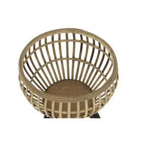 Macetero DKD Home Decor Natural Metal Bambú Bali 41 x 41 x 68 cm de DKD Home Decor, Maceteros - Ref: S3023950, Precio: 79,80 ...