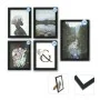 Photo frame DKD Home Decor Multiple 23 x 2 x 28 cm Black Modern MDF Wood by DKD Home Decor, Table and wall frames - Ref: S302...