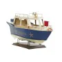 Figura Decorativa DKD Home Decor Azul Branco Barco Vintage 27 x 10,5 x 14 cm (2 Unidades) de DKD Home Decor, Adornos - Ref: S...