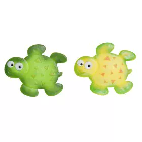 Bath rug DKD Home Decor 11,5 x 1 x 10 cm Green Yellow Children's Tortoise PVC 10 cm (2 Units) by DKD Home Decor, Bath Mats - ...