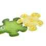 Alfombra de baño DKD Home Decor 11,5 x 1 x 10 cm Verde Amarillo Infantil Tortuga PVC 10 cm (2 Unidades) de DKD Home Decor, Al...