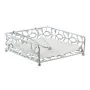 Porta-guardanapos DKD Home Decor Margarida Prateado Metal Plástico 18 x 19 x 6 cm de DKD Home Decor, Prateleiras e estantes -...