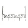 Perchero para Puertas DKD Home Decor Plateado Metal Plástico Flores 32 x 10 x 19 cm de DKD Home Decor, Percheros - Ref: S3025...