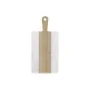 Tábua de corte DKD Home Decor Branco Natural Bambu Mármore Plástico Retangular 38 x 18 x 1 cm de DKD Home Decor, Tábuas de co...