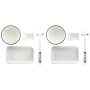 Conjunto de sushi DKD Home Decor 33,5 x 34,5 x 9 cm Porcelana Branco Azul Marinho Oriental (33,5 x 34,5 x 9 cm) de DKD Home D...