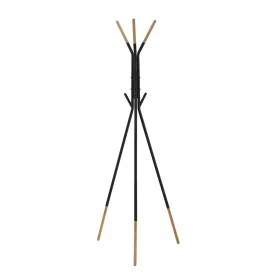 Staande kapstok DKD Home Decor Preto Natural Aço Plástico Loft 65 x 65 x 179 cm de DKD Home Decor, Bengaleiros - Ref: S302630...