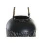 Portavelas DKD Home Decor Negro Metal Cuerda (22 x 22 x 63 cm) de DKD Home Decor, Candelabros y portavelas - Ref: S3026341, P...