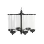 Portavelas DKD Home Decor Negro Metal Cristal (53 x 53 x 52 cm) de DKD Home Decor, Candelabros y portavelas - Ref: S3026343, ...