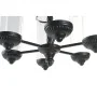 Castiçais DKD Home Decor Preto Metal Cristal (53 x 53 x 52 cm) de DKD Home Decor, Candelabros e suportes para velas - Ref: S3...