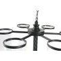 Castiçais DKD Home Decor Preto Metal Cristal (53 x 53 x 52 cm) de DKD Home Decor, Candelabros e suportes para velas - Ref: S3...