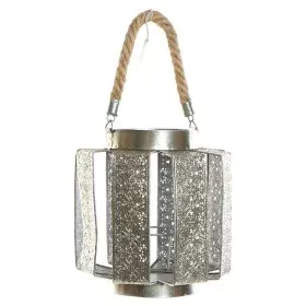 Candle Holder DKD Home Decor 21 x 21 x 23 cm Silver Metal Rope Arab by DKD Home Decor, Candelabras and candle holders - Ref: ...