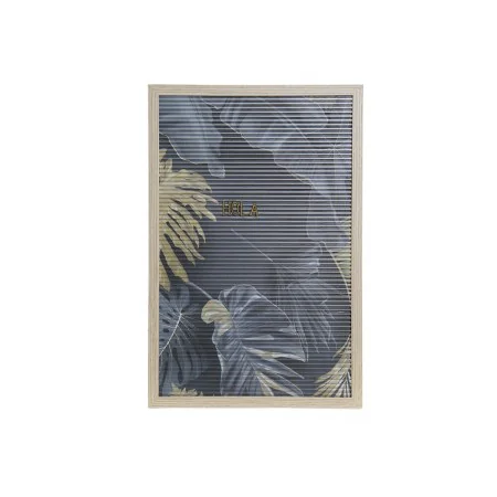 Decorazione da Parete DKD Home Decor 30 x 1,5 x 45 cm Naturale Grigio Tropicale (2 Unità) di DKD Home Decor, Soprammobili - R...