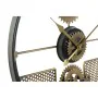 Wall Clock DKD Home Decor 40 x 5,5 x 40 cm Silver Black Golden Iron Gears (2 Units) by DKD Home Decor, Wall Clocks - Ref: S30...