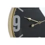 Horloge Murale DKD Home Decor Verre Noir Doré Fer (60 x 6.5 x 80 cm) de DKD Home Decor, Pendules murales - Réf : S3026684, Pr...